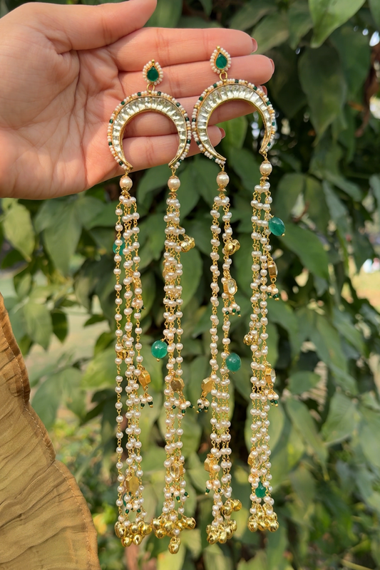 CHAND GHUNGAROO LONG CHAIN DANGLERS