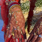 HEER BRIDE- GOLD BIRD CHAIN HATHPHOOL (PAIR)