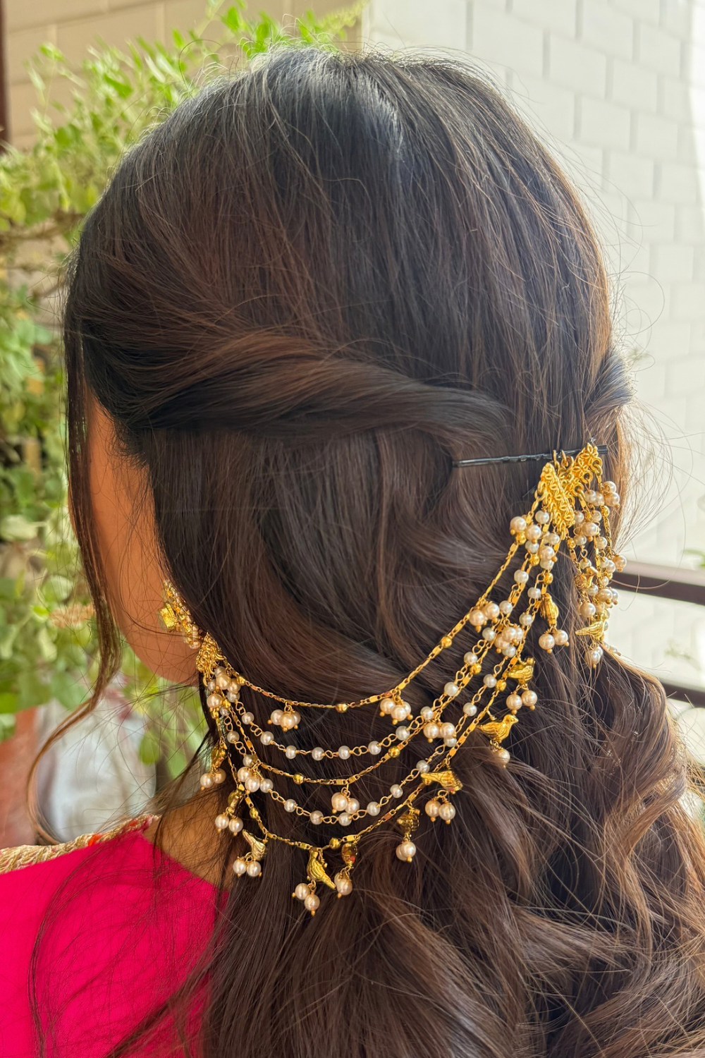 BRIDAL BIRD KAANCHAIN PAIR (only kaanchain)