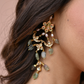 MOR PANKHI EARRINGS- GREEN