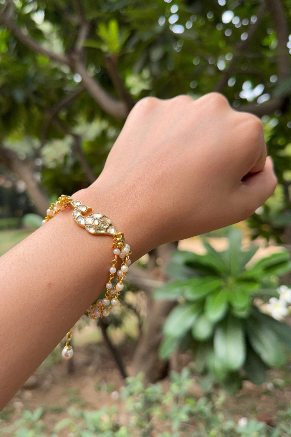 MOR RAKHI BHABHI LUMBA BRACELET- GREEN MELONS