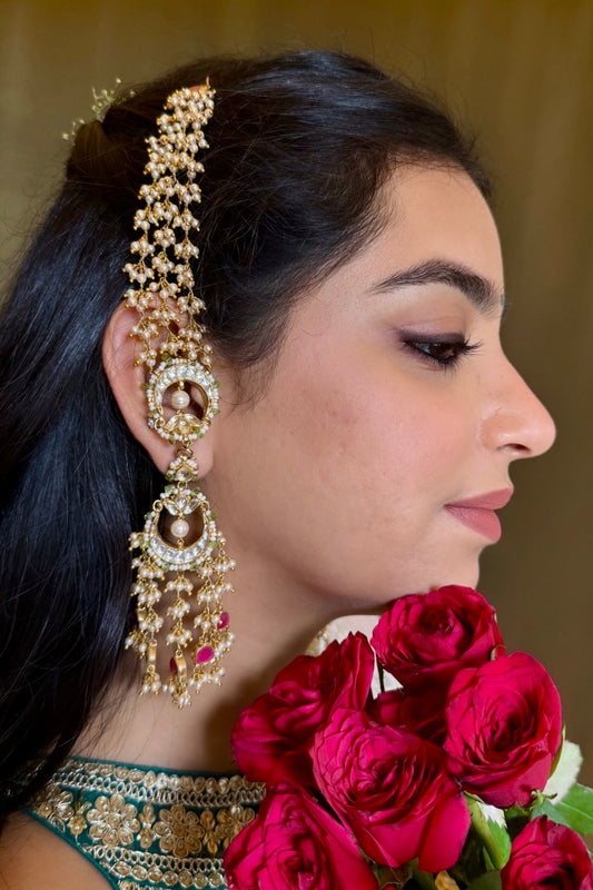 VERSATILE BRIDAL MOGRA EARRINGS