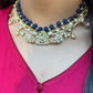 KAMAL MOR NECKLACE- SAPPHIRE BLUE