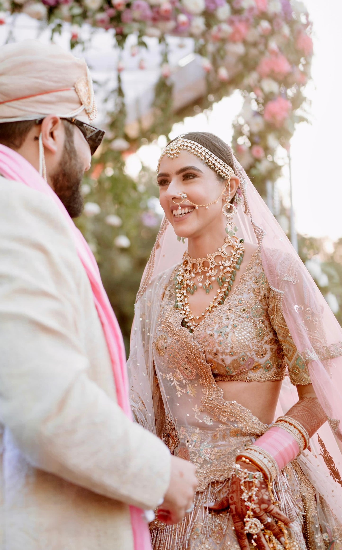 BRIDAL WEDDING JEWELLERY SET- CHOKER, NECKLACE & EARRINGS