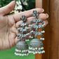 OXIDISED CURATED JHUMKIS