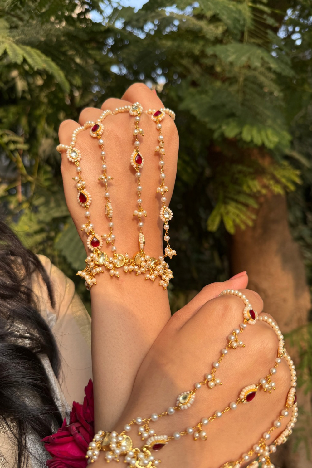 MASTANI BRIDAL HATHPHOOL (PAIR)