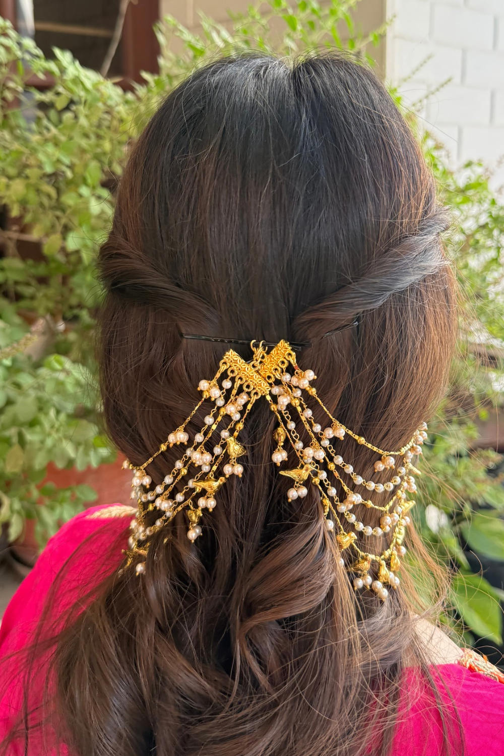 BRIDAL BIRD KAANCHAIN PAIR (only kaanchain)
