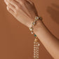 KUBERA TASSEL BRACELET - GREEN