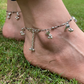 SILVER BIRD ANKLET WITH GHUNGAROOS (SINGLE ANKLET)