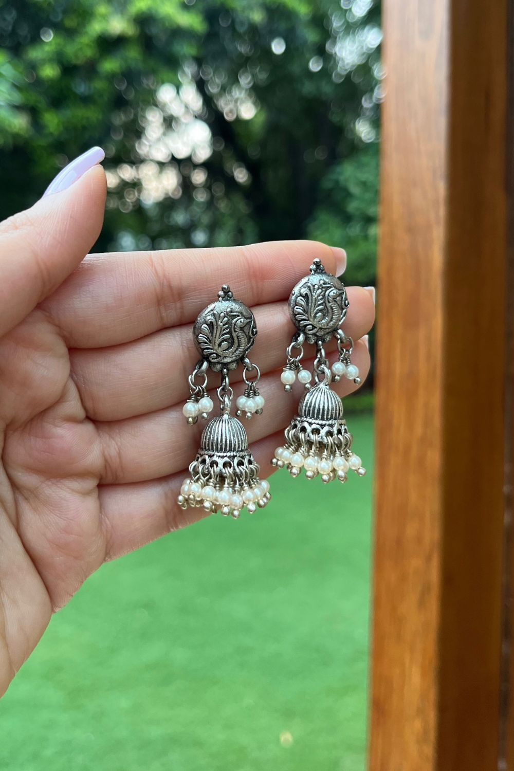 PEACOCK MINI JHUMKIS