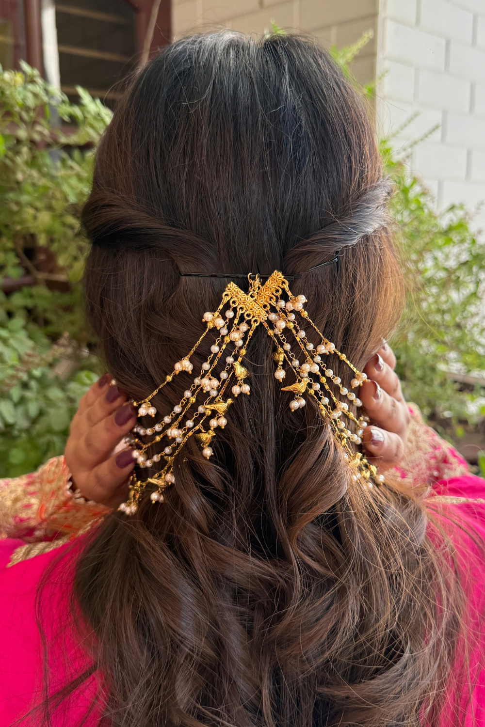 BRIDAL BIRD KAANCHAIN PAIR (only kaanchain)