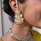 MOGRA KUNDAN NECKLACE, EARRINGS & MANGTIKA SET