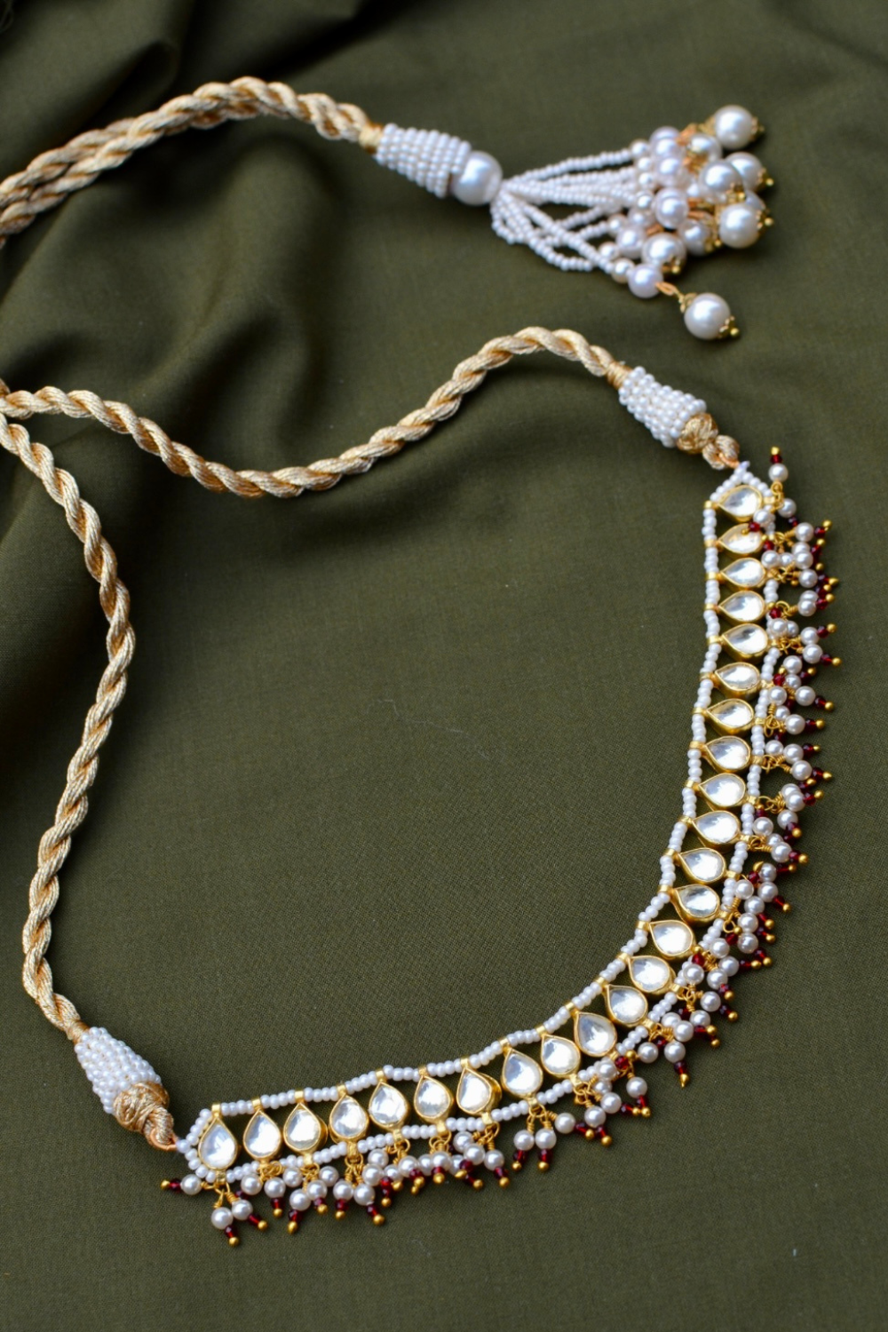 MOGRA NECKLACE SET WITH EARRINGS