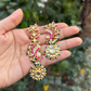 PINK FISH DETACHABLE KAANCHAIN WITH STUDS