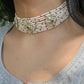 SILVER POLKI PEARL CHOKER