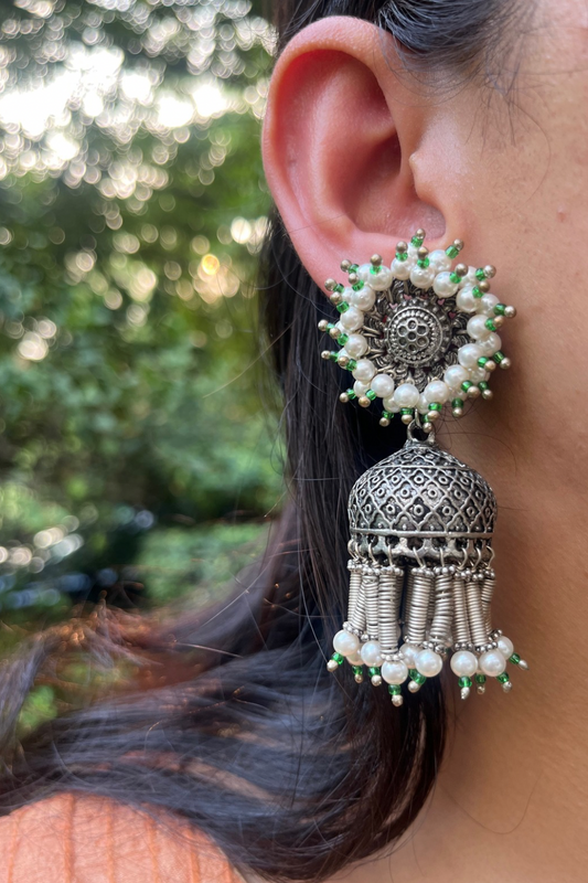 TWISTED WIRE JHUMKIS