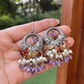 MINI MERMAID EARRINGS - CITRINE AND PURPLE