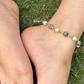 CARVED BEADS (SINGLE) ANKLET