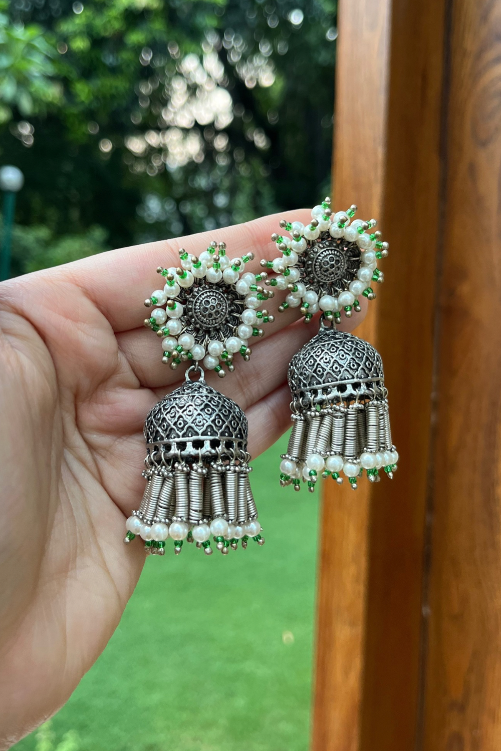 TWISTED WIRE JHUMKIS