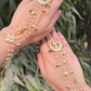 MOTI LADI RING HATHPHOOL (PAIR)