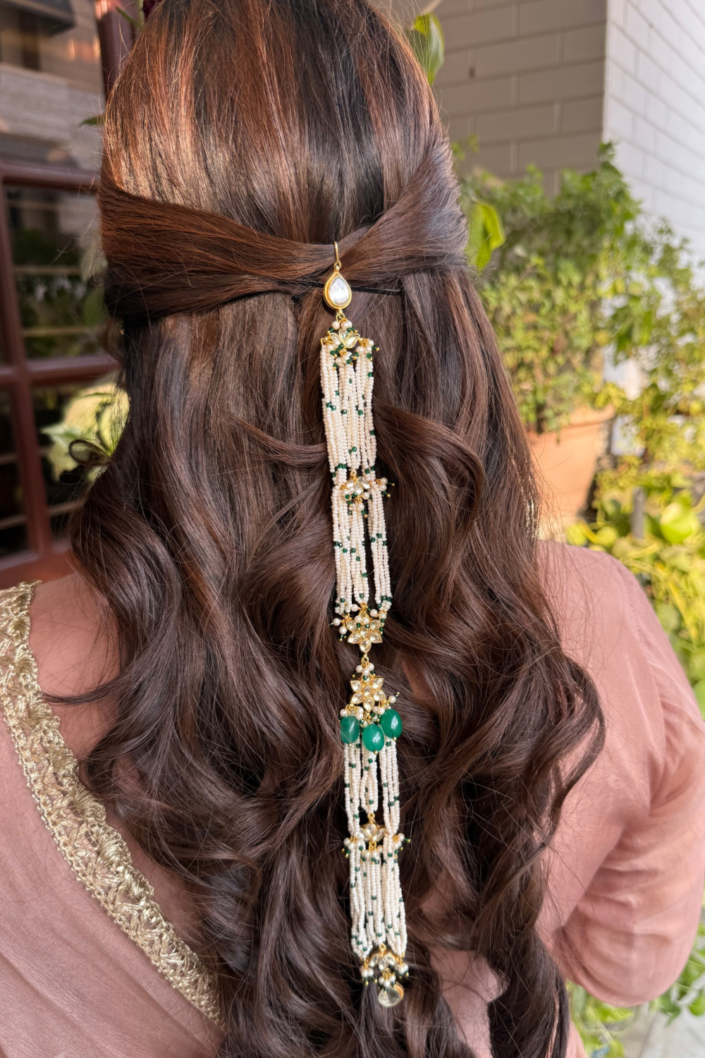 POLKI CHEED LONG HAIR ACCESSORY