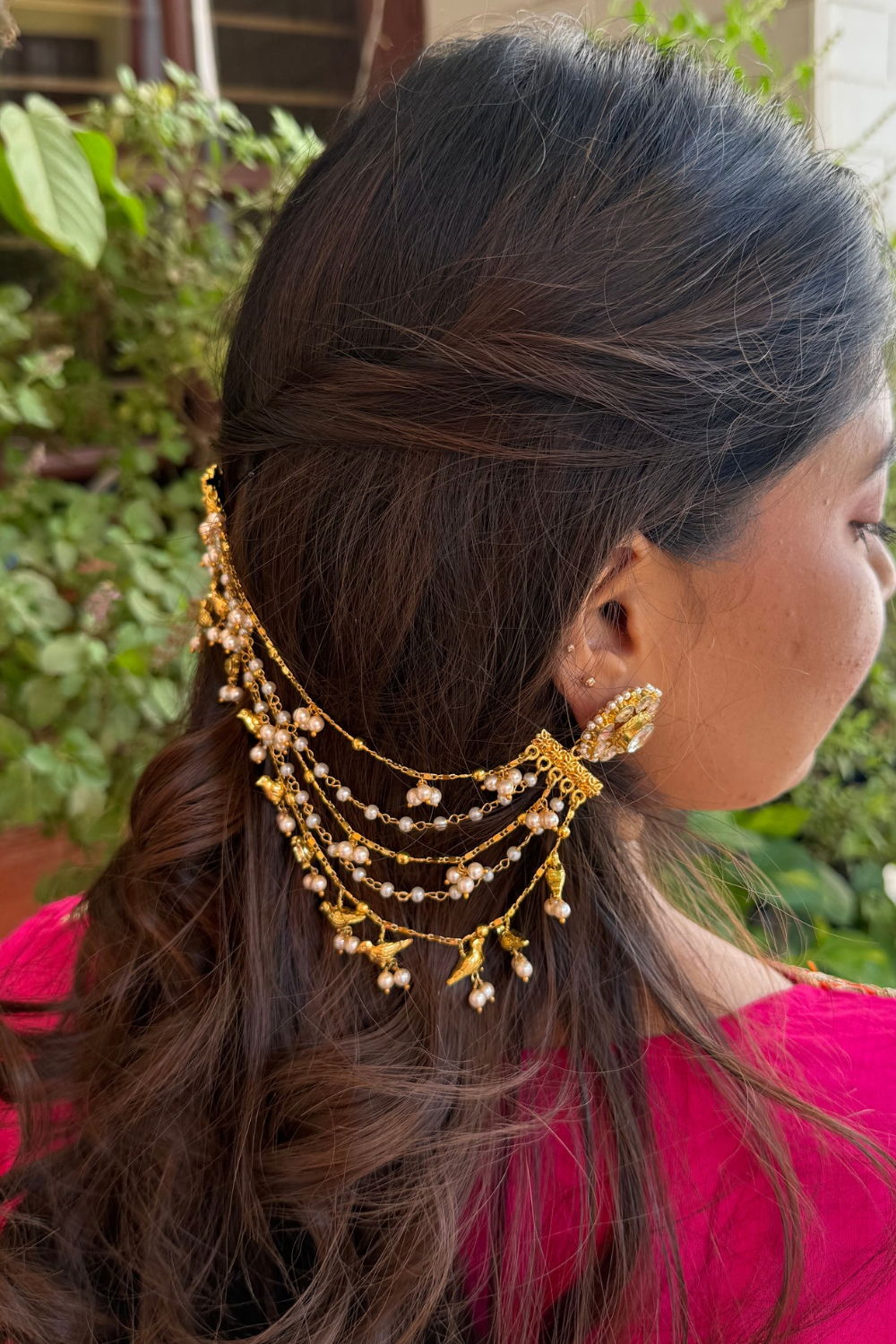 BRIDAL BIRD KAANCHAIN PAIR (only kaanchain)