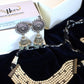 MOTI LINES CHOKER & JHUMKIS SET