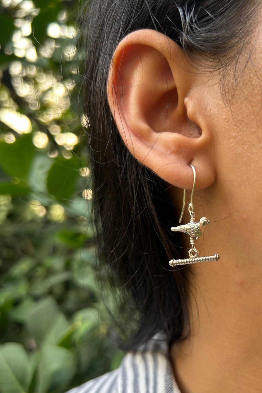 T-LOCK EARRINGS WITH 3 DIFFERENT HANGINGS