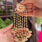 ROUND POLKI WATERFALL HAIR ACCESSORY