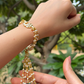 MOR RAKHI BHABHI LUMBA BRACELET- GREEN MELONS
