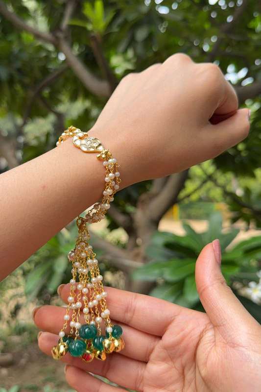 MOR RAKHI BHABHI LUMBA BRACELET- GREEN MELONS
