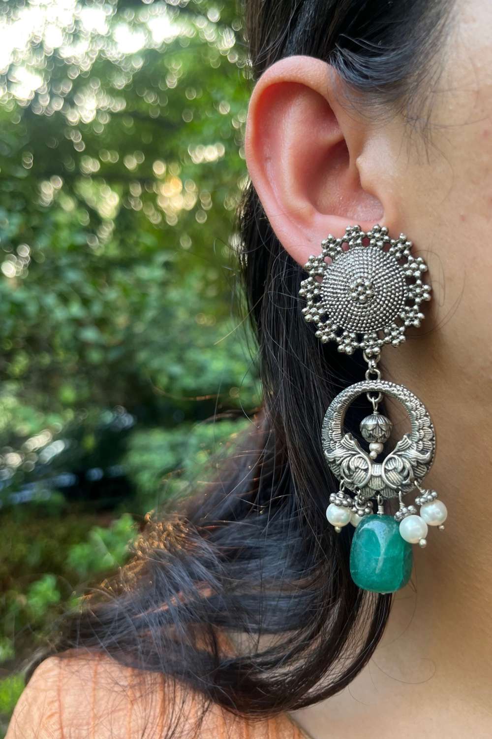 MATSYA GREEN EARRINGS