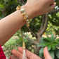 GHUNGAROO RAKHI LUMBA FOR BHABHI- GREEN