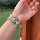 SAGE GREEN ONYX ELEPHANT PONCHI BRACELET