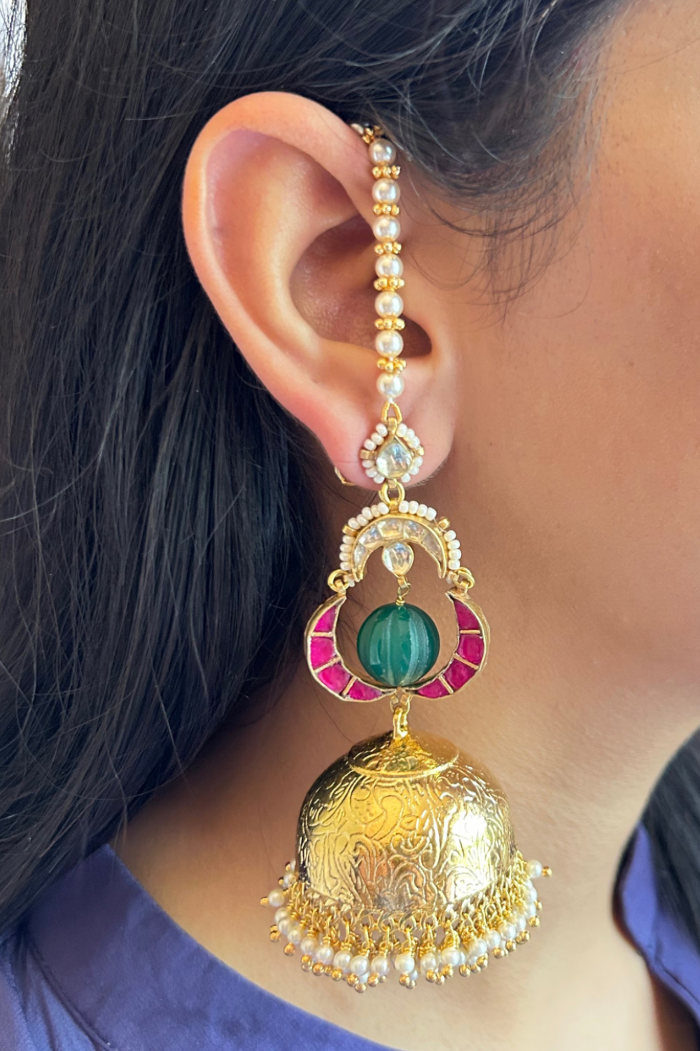 RAVEENA TANDON- TRIDHANI JHUMKAS