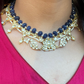 KAMAL MOR NECKLACE- SAPPHIRE BLUE