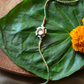 GREEN GHUNGAROO THREAD RAKHI & LUMBA SET
