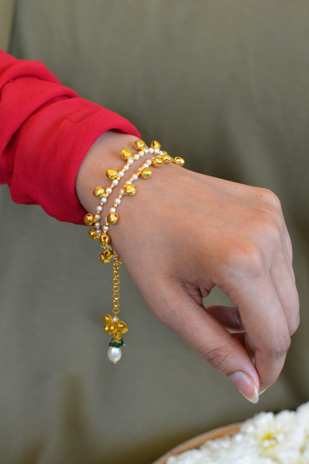PEARL GHUNGAROO BRACELETS (BULK)