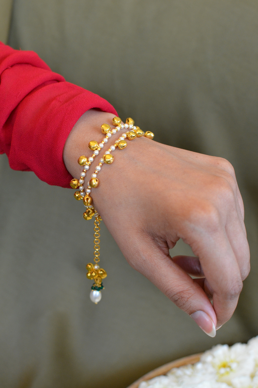 PEARL GHUNGAROO BRACELETS (BULK)