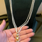 MILNI MALAS FOR BAARAT- RED LONG PENDANT