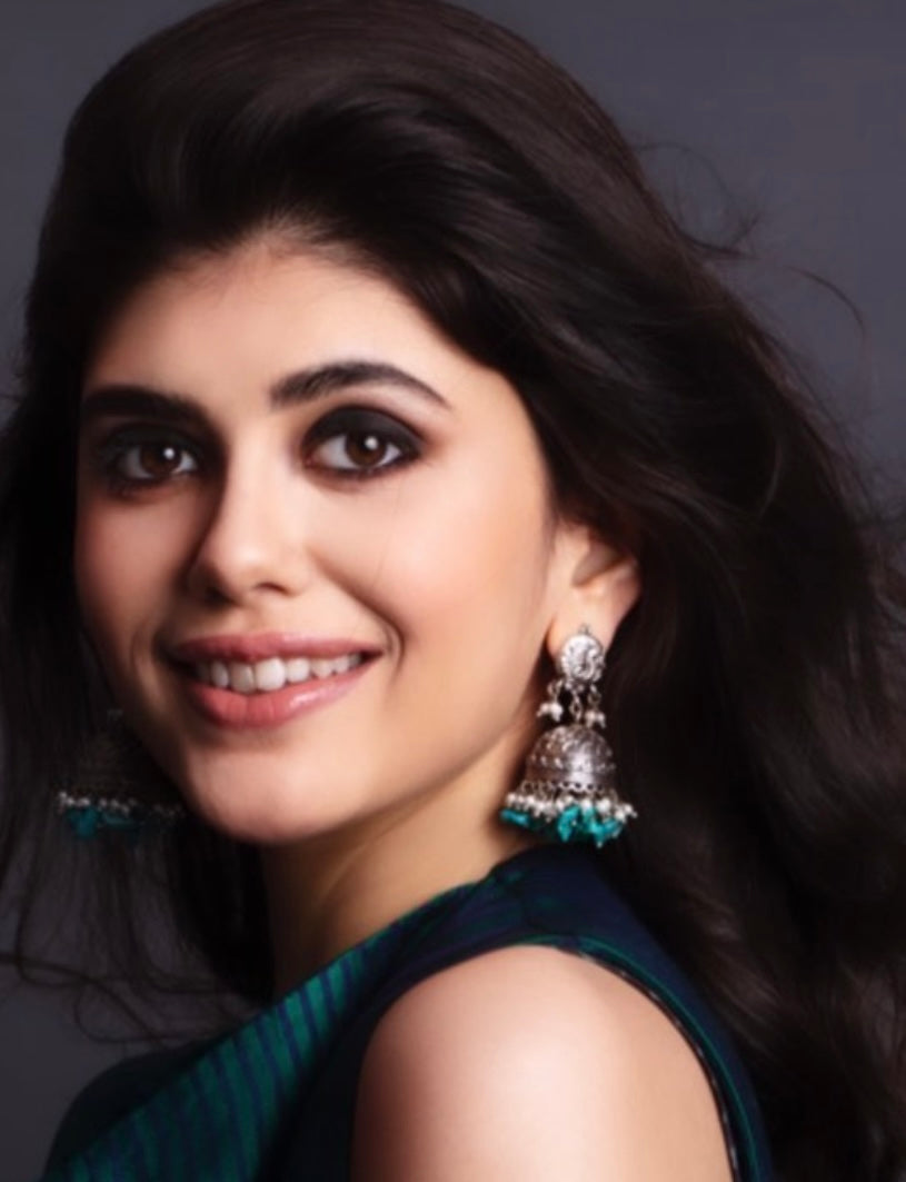 SANJANA SANGHI- TURQUOISE JHUMKIS