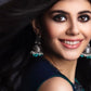 SANJANA SANGHI- TURQUOISE JHUMKIS