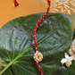 KASHTI LUMBA BRACELET RAKHI SET- RED