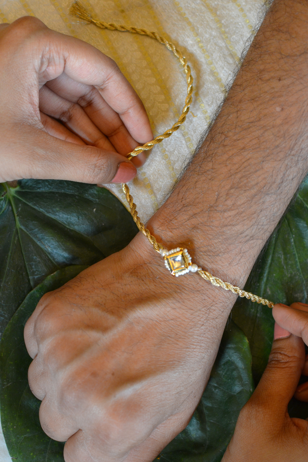 GOTA LUMBA RAKHI SET