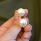 ROSE GOLD PEARL CLIP ON STUDS