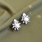 SILVER CLIP-ON PEARL STUDS