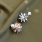 SILVER CLIP-ON PEARL STUDS
