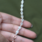 ROSE GOLD RECTANGLE TENNIS BRACELET