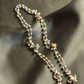POLKI MOTI HAIR CHAIN- GREEN & WHITE