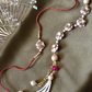 KUBERA LUMBA & RAKHI SET- RED